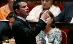 Manuel Valls lors de la séance des questions au gouvernement, le 20 juillet 2016 à l'Assemblée nationale