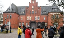 Le centre de dĂ©tention Ă Schleswig, dans le nord de l'Allemagne, oĂč est dĂ©tenu le leader catalan Carles Puigdemont, le 26 mars 2018