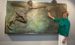 L'Australienne Margaret Court lors de la cérémonie d'ouverture du Margaret Court Arena, à Melbourne, le 26 janvier 2015 