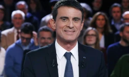 L'ancien Premier ministre Manuel Valls sur la plateau de France 2, le 5 janvier 2017 
