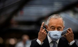 Le président sortant, Marcelo Rebelo de Sousa, grand favori du scrutin, le 13 mai 2020