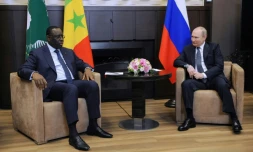 Macky Sall et Vladimir Poutine à Sotchi, le 3 juin 2022
