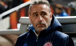 Paulo Bento, alors entraîneur de l'Olympiakos, le 8 décembre 2016 à Nicosie