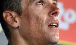 Le Belge Philippe Gilbert (Quick-Step) lors du Tour des Flandres, le 2 avril 2017 à Audenarde (Belgique)