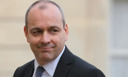 Le secrétaire général de la CFDT Laurent Berger à l'Elysée le 10 décembre 2018 à Paris