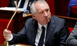 Le Premier ministre François Bayrou le 29 avril 2025 à l'Assemblée nationale, à Paris