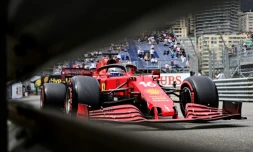 Charles Leclerc lors des qualifications du Grand Prix de Monaco de Formule 1 le 22 mai 2021