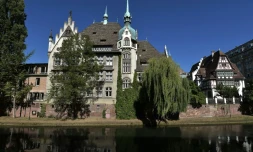L'école des Pontonniers dans la "Neustadt", le quartier allemand de Strasbourg, le 8 septembre 2016