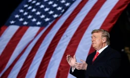 Le président américain Donald trump s'exprime depuis Dalton, en Géorgie, le 4 janvier 2021