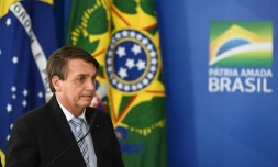 Le président brésilien Jair Bolsonaro, à Brasilia, le 10 mars 2021