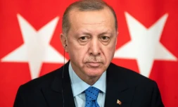 Le président turc Recep Tayyip Erdogan, le 5 mars 2020 à Moscou