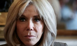 Brigitte Macron lors d'une cérémonie au ministère de la Culture à Paris le 12 mai 2025