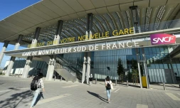 La nouvelle gare TGV de Montpellier le 2 septembre 2018