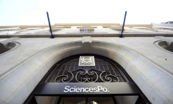 L'entrée de Sciences-Po à Paris, photographiée le 15 janvier 2009