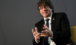 L'ancien président catalan Carles Puigdemont à Bruxelles, le 25 septembre 2018