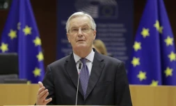 Le négociateur européen pour le Brexit Michel Barnier, le 18 décembre 2020 à Bruxelles