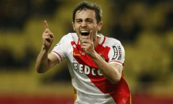 Bernardo Silva avec l'ASM face à Bastia, le 2 février 2016 à Monaco