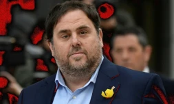 L'ex vice-président indépendantiste de la Catalogne, Oriol Junqueras, au tribunal de Madrid, le 2 novembre 2017