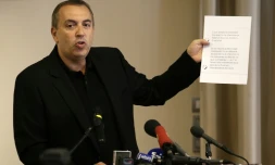 Jean-Marc Morandini avait dénoncé des accusations "parfaitement mensongères et diffamatoires" lors d'une conférence de presse le 19 juillet 2016 à Paris