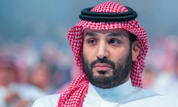 Le prince héritier saoudien Mohammed ben Salmane à Ryad, la capitale de l'Arabie saoudite, le 26 octobre 2021