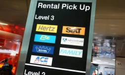 A l'aéroport de Miami, en Floride, le 12 avril 2021