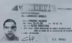 Copie du permis de séjour de Mohamed Lahouaiej-Bouhlel, obtenue le 15 juillet 2015 auprès de la police française