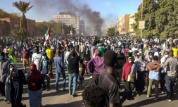 Manifestation à Khartoum le 30 décembre 2021 contre le coup d'Etat militaire du 25 octobre