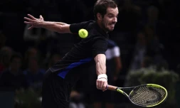 Richard Gasquet face à Benoît Paire, le 30 octobre 2017 à Paris-Bercy