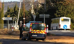 Reconstitution de la collision entre un car scolaire et un train régional à Millas, dans les Pyrénées-Orientales, le 19 décembre 2017