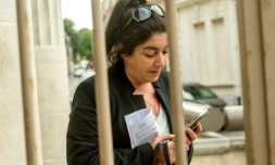 Beatrice Huret à Boulogne-sur-Mer, dans le nord de la France, le 27 juin 2017