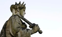 Statue de la déesse Thémis, symbole de la justice