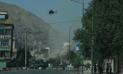 D'intenses combats se déroulent dans Kaboul, où des roquettes ont été tirées le 21 août 2018