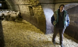 Chantal Alvergnas, agricultrice membre de la Société civile des terres du Larzac, à Millau, le 12 janvier 2018 