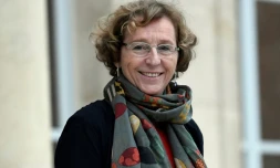 La ministre du Travail Muriel Pénicaud quitte l'Elysée après un conseil des ministres, le 12 janvier 2018