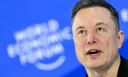Elon Musk, le 22 janvier 2026 Ă Davos