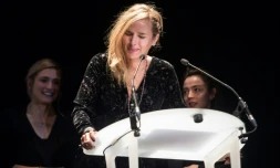 Le grand prix du jury du 24e festival international du film fantastique décerné au film franco-belge "Grave" de Julia Ducournau, le 29 janvier 2017 à Gerardmer