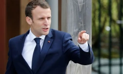 Emmanuel Macron le 12 avril 2018