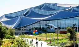 Le nouveau campus de Google à Mountain View, le 27 juin 2022 en Californie 