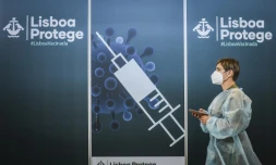 Un centre de vaccination contre le Covid-19 à Lisbonne le 2 juillet 2021