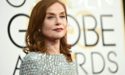 Isabelle Huppert Golden Globe de la meilleure actrice dramatique pour "Elle", le 8 janvier 2017