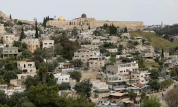 Vue du quartier de Silwan, à Jérusalem-Est, le 15 avril 2026