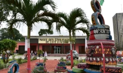 Le musée des civilisations de Côte d'Ivoire, le 29 septembre 2017 à Abidjan