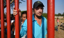 Des migrants de la caravane qui devait aller jusqu'aux Etats-Unis, le 4 avril 2018 dans l'Etat mexicain d'Oaxaca