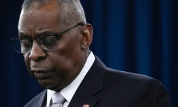 Le ministre américain de la Défense Lloyd Austin au Pentagone, le 1er février 2024 à Washington