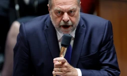 Le ministre français de la Justice, Eric Dupond-Moretti, s'exprime lors d'une séance de questions au gouvernement à l'Assemblée nationale à Paris, le 11 juillet 2023