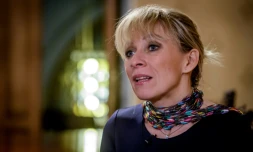 La porte-parole de la diplomatie russe, Maria Zakharova, à Moscou, le 16 janvier 2018