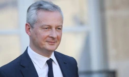 Bruno Le Maire à la sortie de l'Élysée le 14 novembre 2018