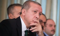 Le président turc Recep Tayyip Erdogan, lors d'une réunion à Paris, le 1er décembre 2015