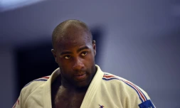 Teddy Riner, le 14 janvier 2016, Ă l'INSEP Ă Paris