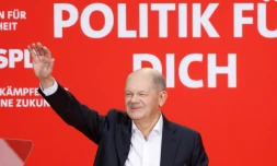 Le chancelier allemand Olaf Scholz le 30 novembre 2024 à Berlin